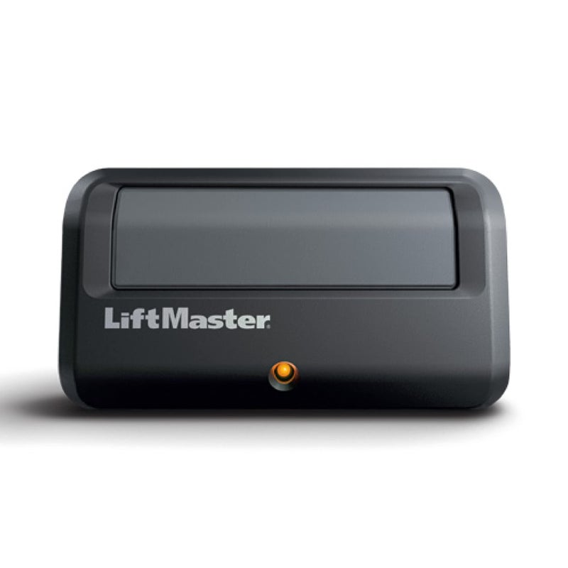 LiftMaster 891LM Security+ 2.0 1-Button Gate Operator Remote Control with Visor Clip - Compatible only with Security+ 2.0 LiftMaster gate openers with Yellow Round Learn Button and Yellow Antenna - Image 1